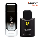 KIT 2 Perfumes Masculinos Importados (100ml) - 212 VIP Black e Ferrari Black