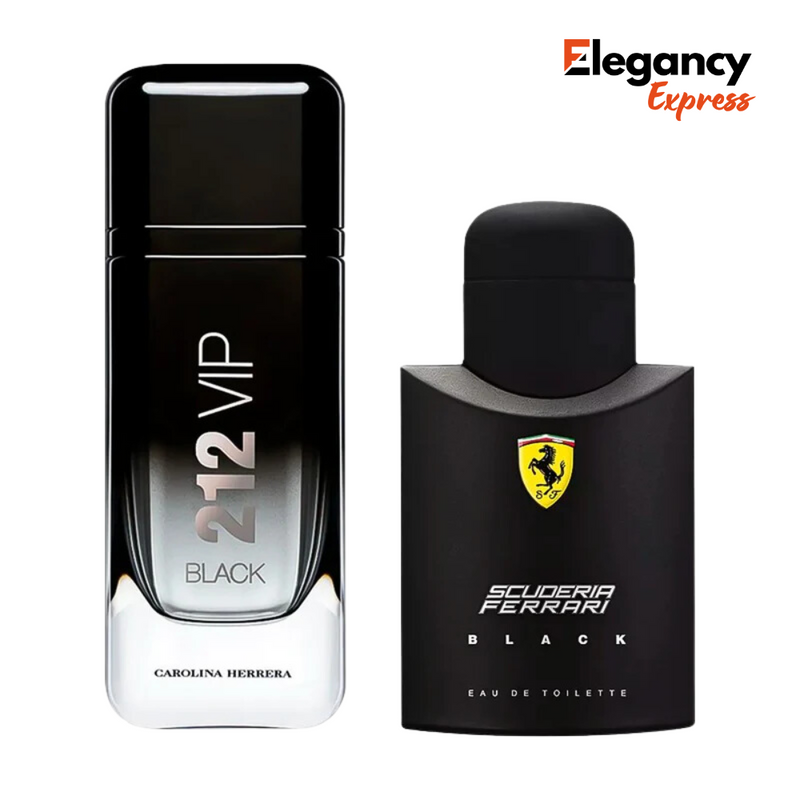 Combo de Perfumes 212 VIP Black e Ferrari Black