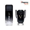 KIT 2 Perfumes Masculinos Importados (100ml) - 212 VIP Black e Invictus Victory