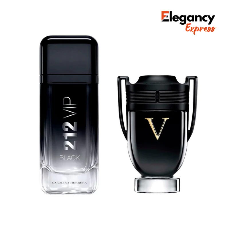 Combo de Perfumes Masculinos 212 VIP Black e Invictus Victory