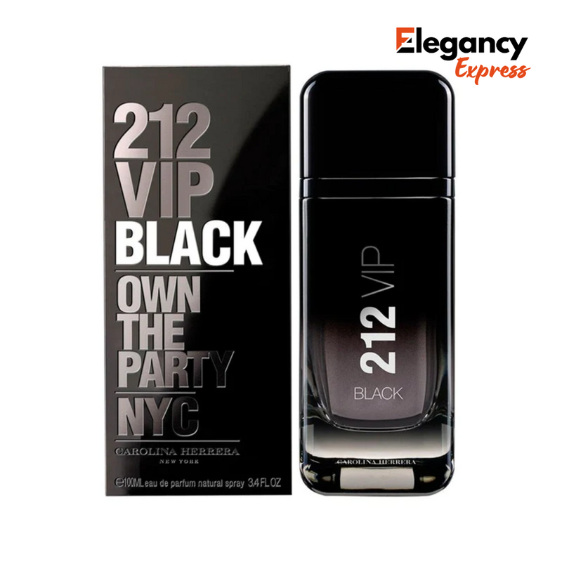 Perfume de Luxo Masculino - 212 VIP Black Carolina Herrera (Últimas Unidades)