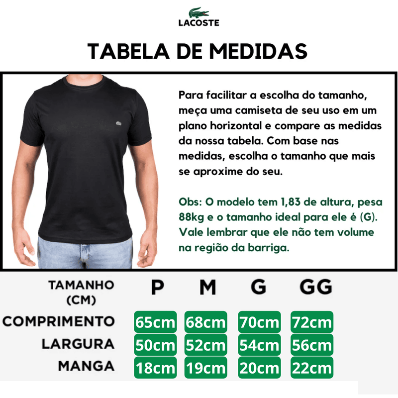 Kit 5 Camisetas LCT - Pague 3 e Leve + 2 de Brinde - Loja Online