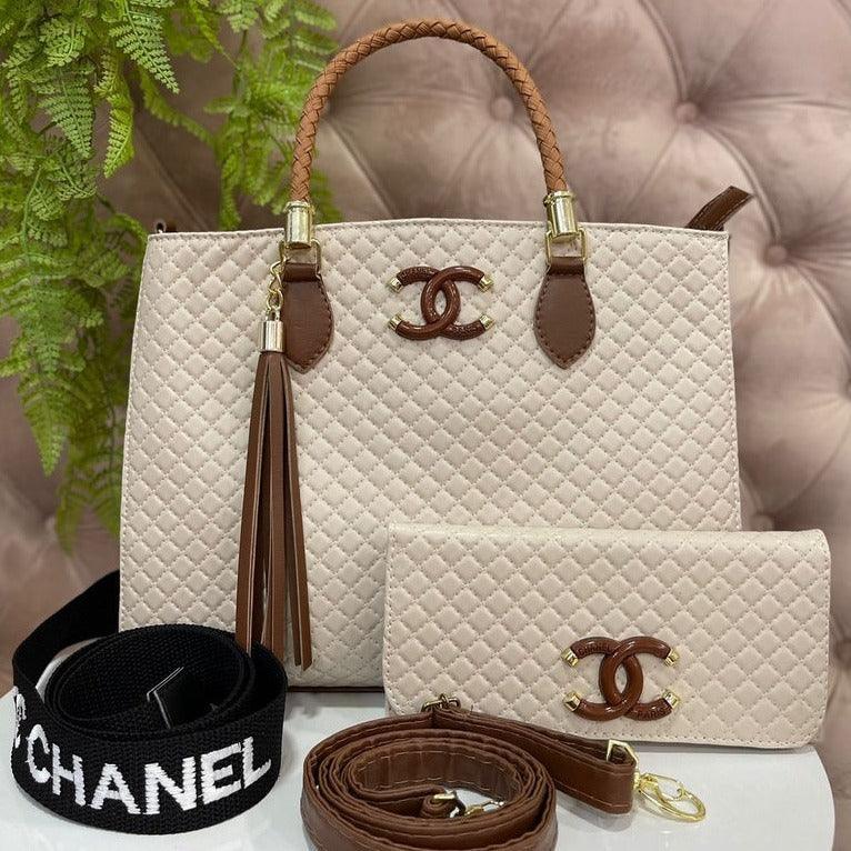 Kit Bolsa Chanel + Carteira e 2 Alças de Brinde - Loja Online